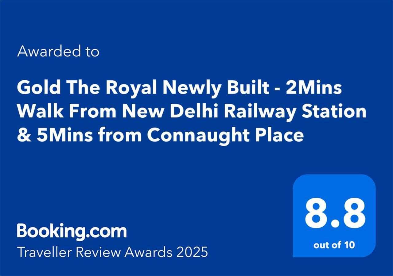 Newly Built Gold The Royal With Rooftop Restaurant - 2Mins Walk From New Delhi Rail Station & 5Mins From Connaught Place Exterior photo